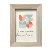 Rama foto freya de birou sau perete 10x15 cm design simplu cadru lemn gri